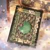 Natural High Quality Crystal  Magic Book Love Moon Crystal Decorative Notebook
