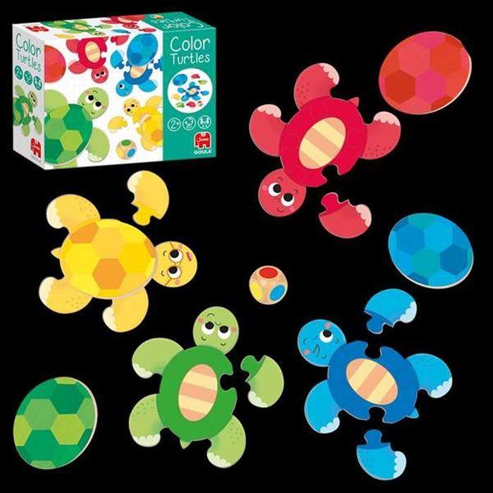 Jouet éducatif Diset Goula Color Turtles - Jeu de société pour enfants dès 2 ans