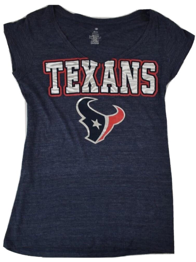 NFL Teens Apparel Juniors Houston Texans Football Shirt New S, L 2XL