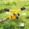 Three Fork Automatic Garden Sprinkler Ground Insert Watering Nozzle Water Irrigation Tool  Farms