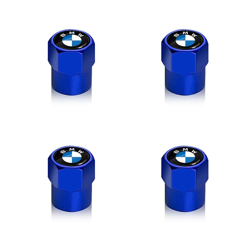 4Pcs Car Wheel Tire Valve Caps Air Stem Covers Accessories For BMW E46 E39 E90 E60 E36 F30 F10 E34 E30 F20 E92 M3 M4 M5 X5 X6