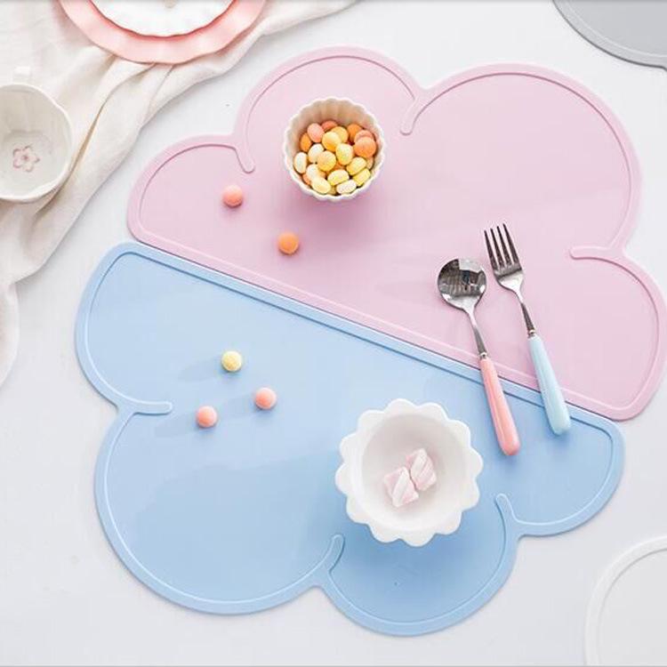 Children's Silicone Cloud Placemat - Non-slip, Heat-resistant for Babies and Pets