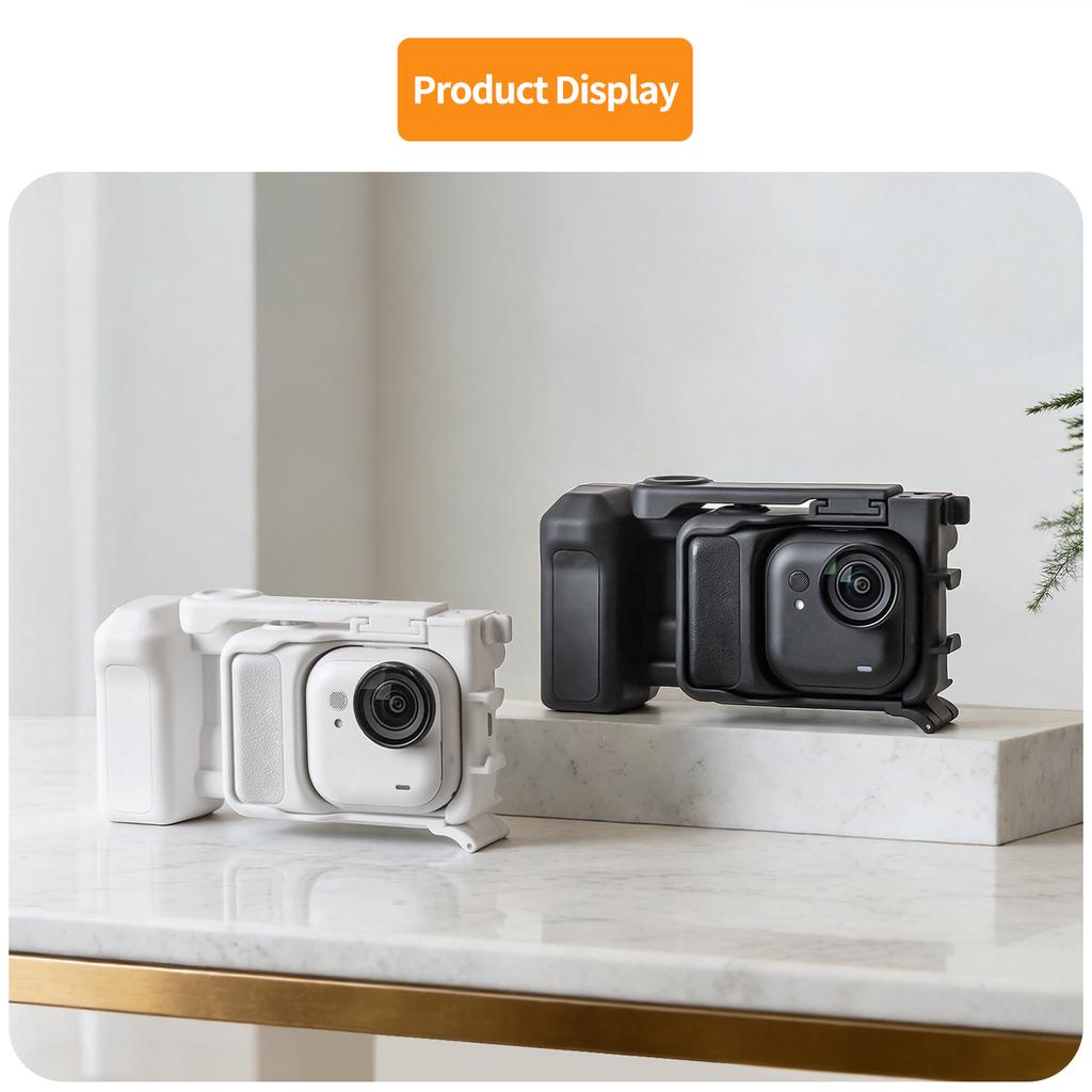 Shooting Hand Grip for Insta360 GO Ultra Anti-slip Handle Quick Release Mount Frame For Insta360 GO Ultra Accessories