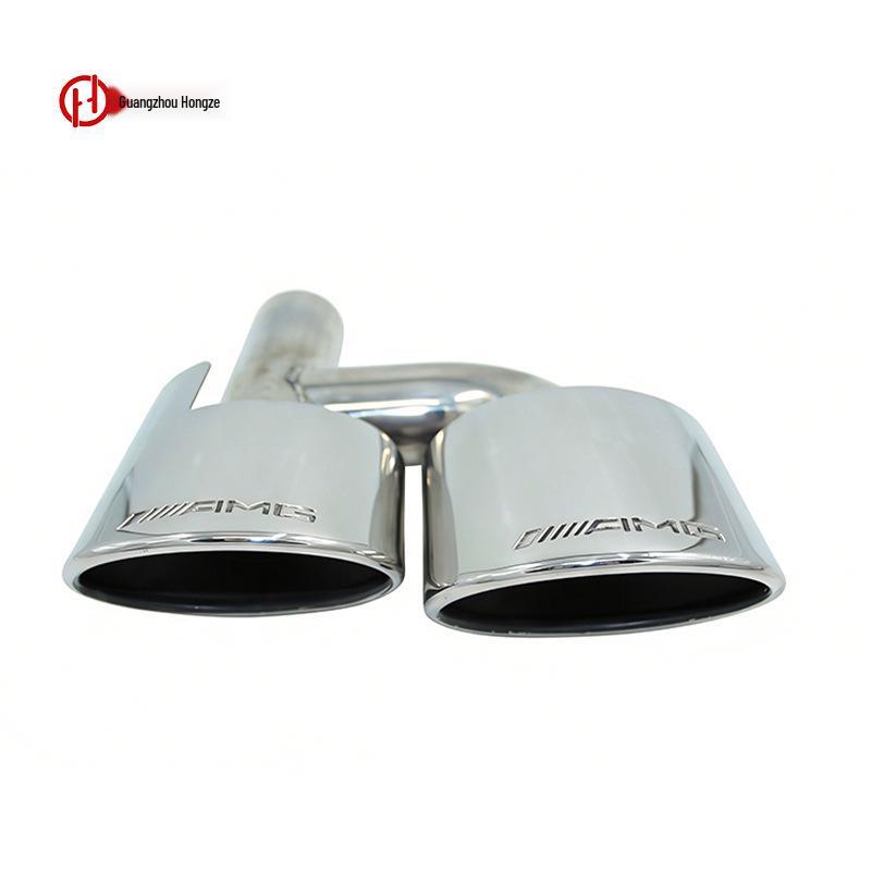 Mercedes Stainless Steel Dual Outlet Muffler