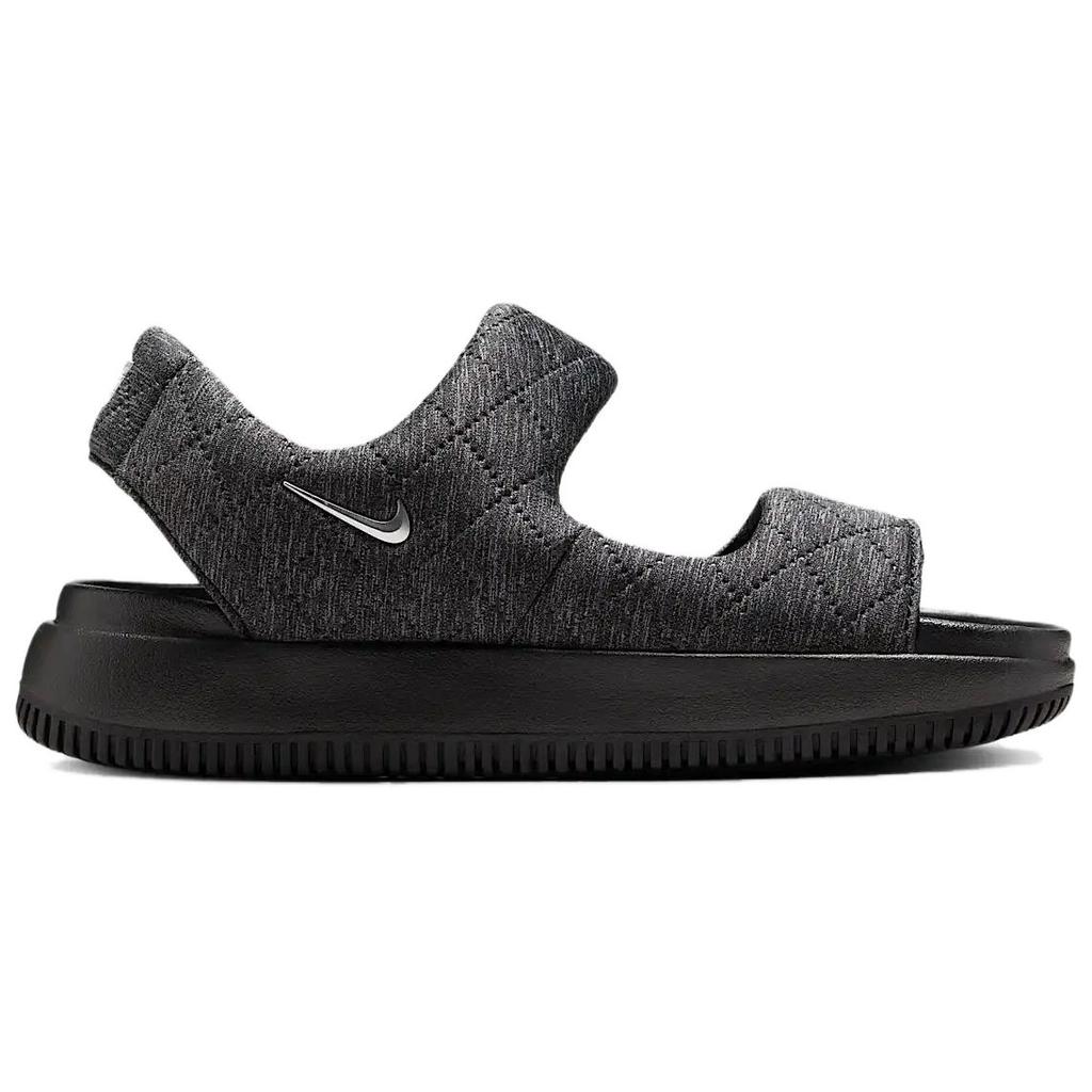 Nike  Calm Sandal SE Black Metallic Silver Women Sneakers HJ9000-002