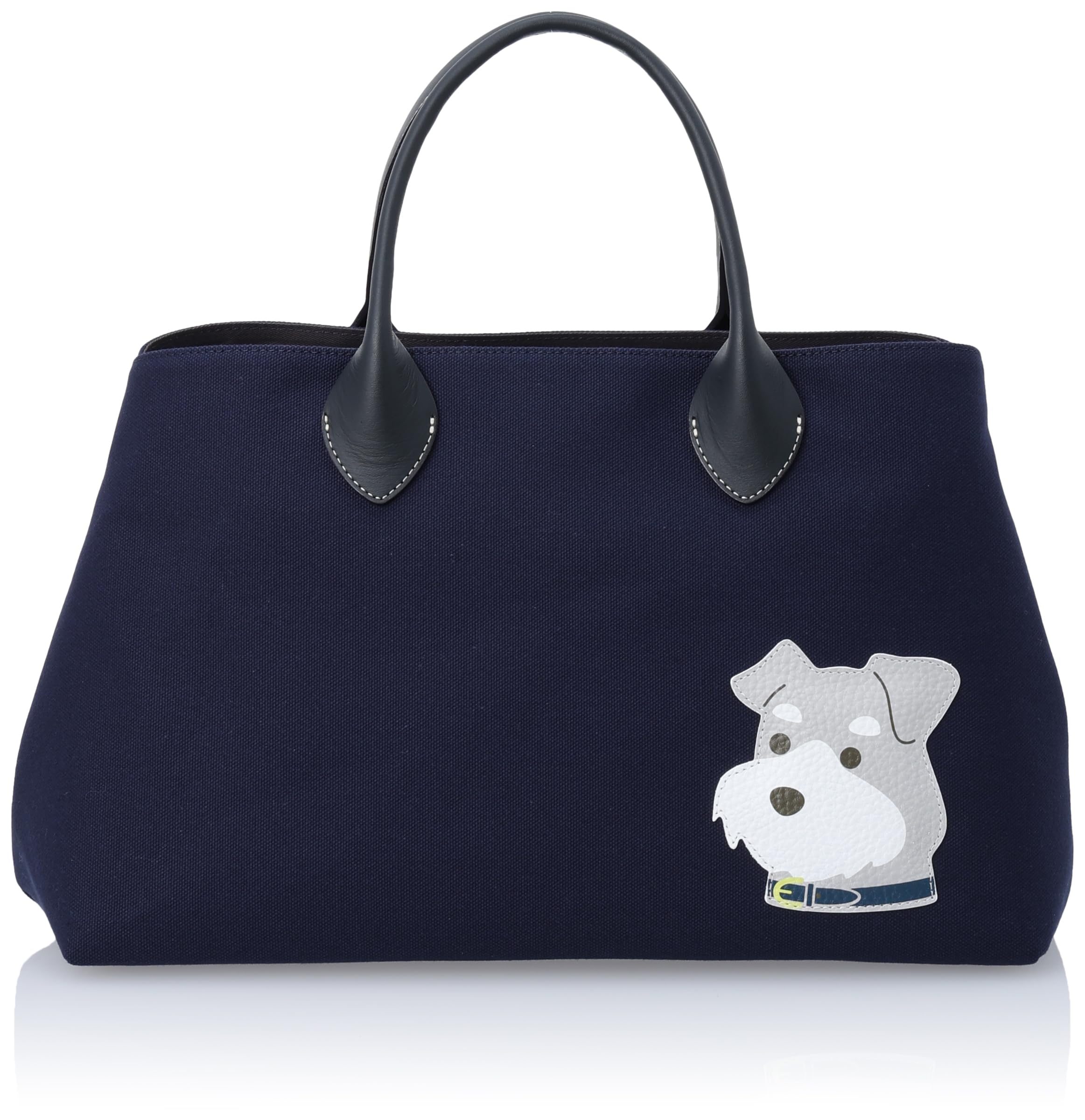 

Dog Handbag Dark Blue 10102 [Kitamura] P-0685 Women s (Miniature Schnauzer) [Navy]