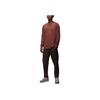 Jordan Essentials Solid Waffle Knit Casual Sweatshirt Men Tops Orange FD7462-810