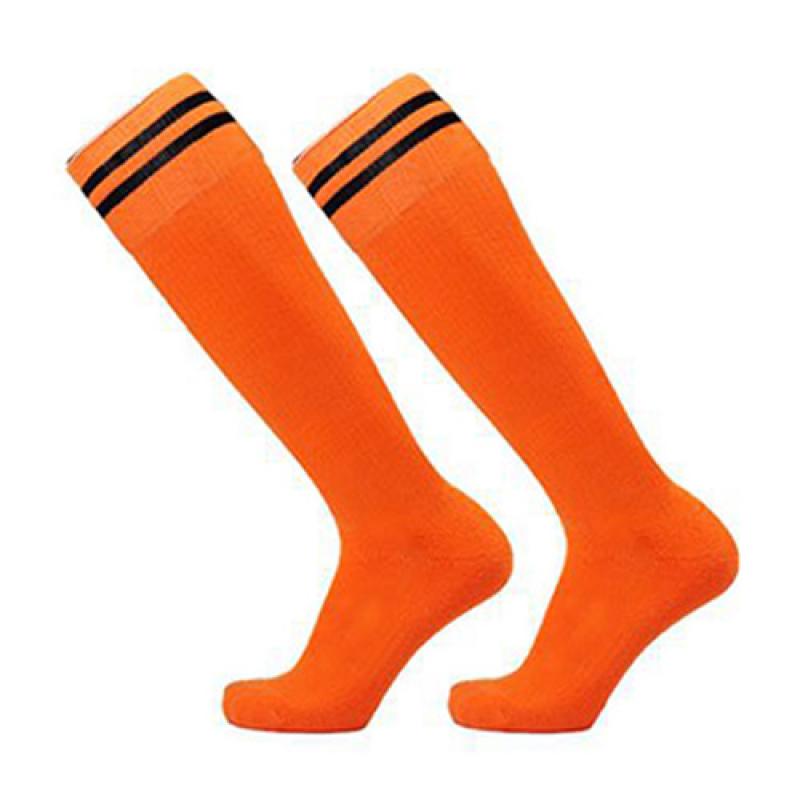 1 Paire Chaussettes de Sport Football Longues Genou Coton Spandex Enfants Legging Bas Football Baseball Cheville Adultes Enfants Chaussettes