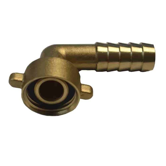 Raccord de Tuyau Laiton 1/2 Pouce Coudé, 13 mm