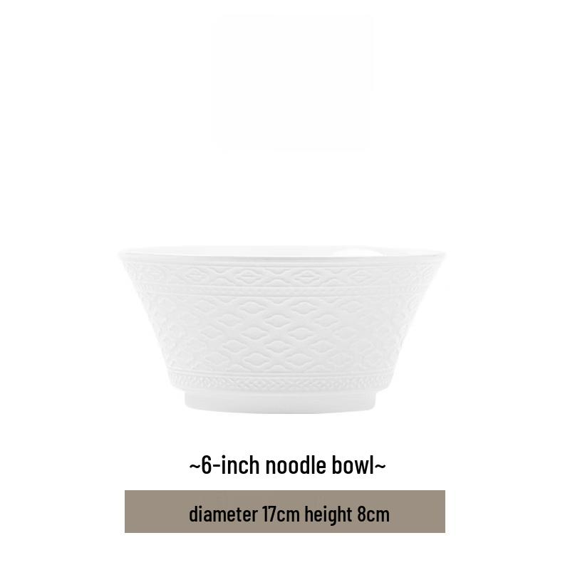 Ru Han French Embossed Ceramic Bowls