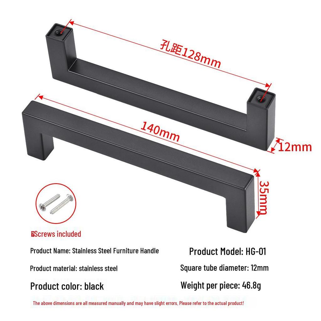 Modern Simple Stainless Steel Kitchen Cabinet & Wardrobe Handle for Doors and Drawers