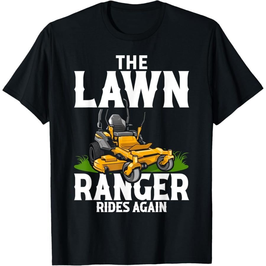 The Lawn Ranger Rides Again Gardening and The Garden Rides T-Shirt XXXXXL чёрный