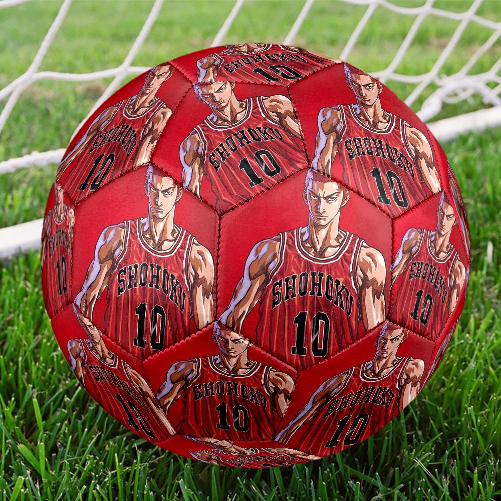 Slam Dunk Theme Size 5 Soccer Ball, Suitable for Both Indoor and Outdoor Matches, a Gift Suitable for Everyone.