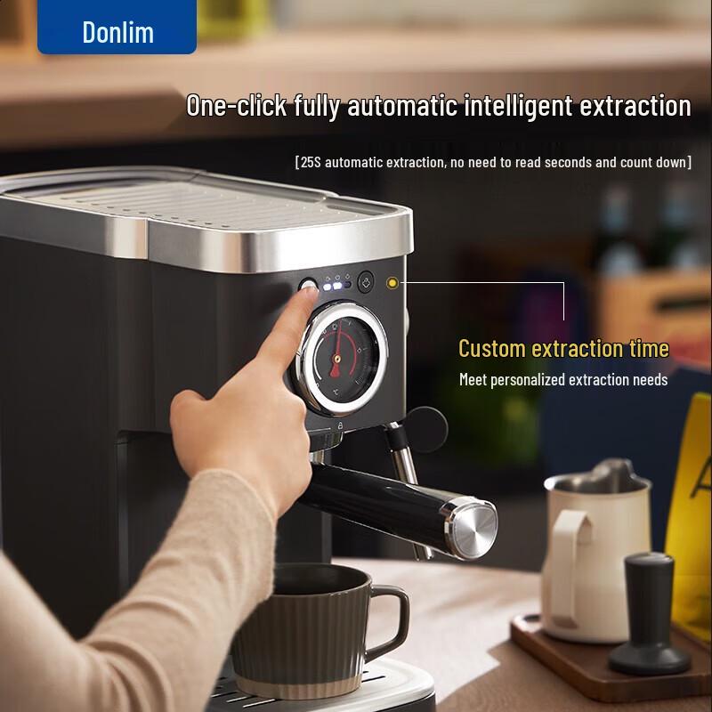 Donlim DL-6400 Semi-Automatic Espresso Coffee Machine CN plug (adapter included)