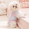 Summer Mesh Dog Vest Breathable Pet Vest Cute Dog Tee Shirt with Metal D-Ring for Small Dogs Outdoor Walks