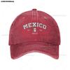 Mexico Flag Caps EST Retro Cowboy Washed Baseball Caps Female Sport Denim Sunscreen Hats Spring Summer Cap Men Trucker Cap