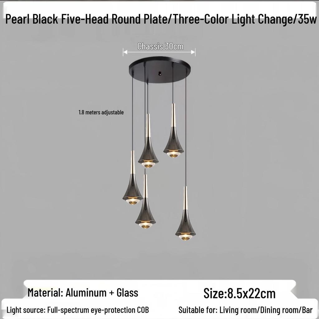 Modern Minimalist Liftable Luxury Pendant Light for Bedroom and Dining Room