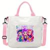 New Popular Movie Kpop Witch Hunting Girl Group Canvas Bag Student Messenger Bag Detachable Shoulder Strap Handbag KTY