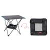 Outdoor Folding Picnic Table with Hanging Storage Net and Bag