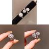 Zircon Flower Minimalist Silver Tone Ring For Ladies Casual Dress Accessory