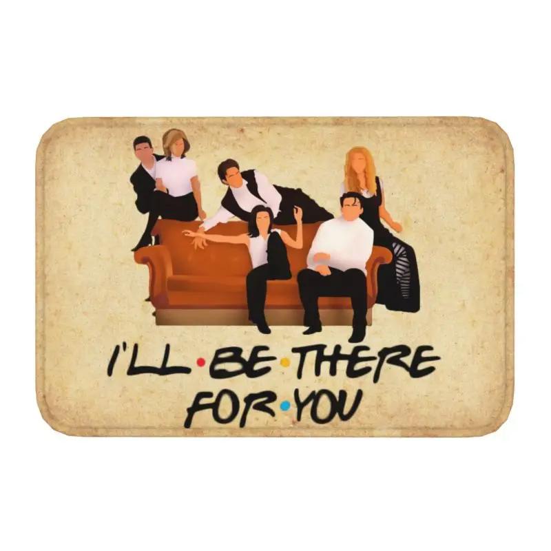Funny TV Show Friends Collage Front Floor Door Entrance Mats Indoor Bathroom Kitchen Doormat Toilet Carpet Rug 40x60cm