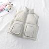 Children's Down Cotton Vest – Stand Collar Jacket for Boys & Girls, Autumn/Winter