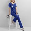 Women's and Men's Short Sleeve Scrub Suit for Dental, ICU, and Salon Professionals