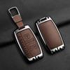 Car Key Case Cover for Jaguar XF XJ XE S-Type F-Type X-Type F-Pace I-Pace E-Pace Android XFR XKR Zinc Alloy Leather Keychain