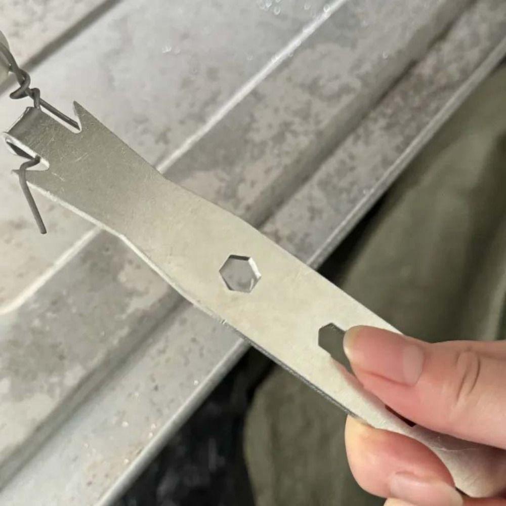 Stainless Steel Fence Wire Twister Tensioning Tool Wire Winding Fixator  For Garden