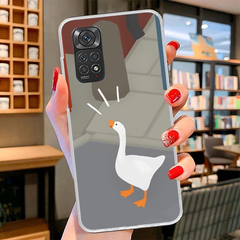 Cartoon Cute Goose Game Cover Phone Case For Xiaomi Redmi Note 15 14 13 12 11 10 Pro Plus 14S 12S 11S 11T 11E 10S Soft Fundas Sh