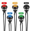 5Pcs 12mm Momentary Push Button Switch Mini Round Switch Waterproof ON Off 1A 250V AC SPST NO 2 Pin Horn Switch for Car, PC, Table Lamp -