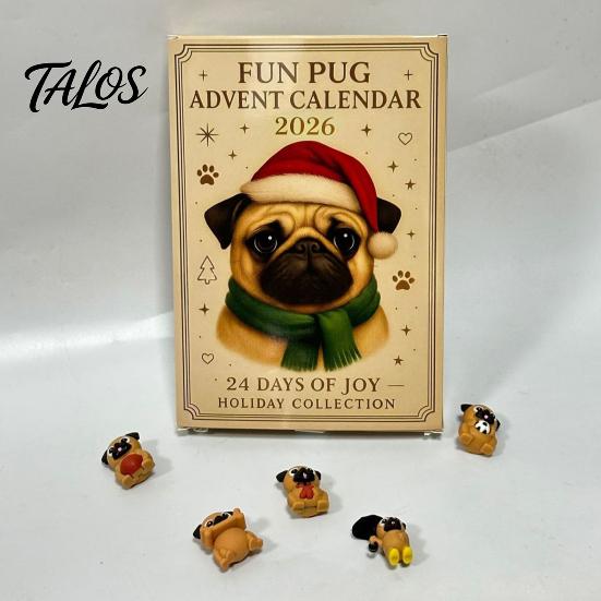 Countdown bis Weihnachten Geschenk 2026 Eule/Hund Adventskalender, 24 Tage mit Mini-Tier Miniatur-Set Figurenornamenten, PVC Sammlerfiguren