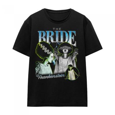 Womens/Ladies The Bride Of Frankenstein Homage T-Shirt