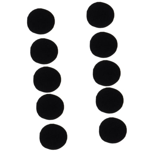 Replacement Ear Pads/Cushions, 35mm, for MDR-Q55/MDR-Q21LP, Black, Pack of 10