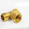 Pneumatic Plumbing Brass Pipe Fitting Male/Female Thread 1/2 BSP Tee Type Copper Fittings Water Oil Gas Adapter