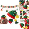 Stilvolle Grüne Weihnachtsbaum-Strickmütze Für Erwachsene Und Senioren Mit Bommel-Design