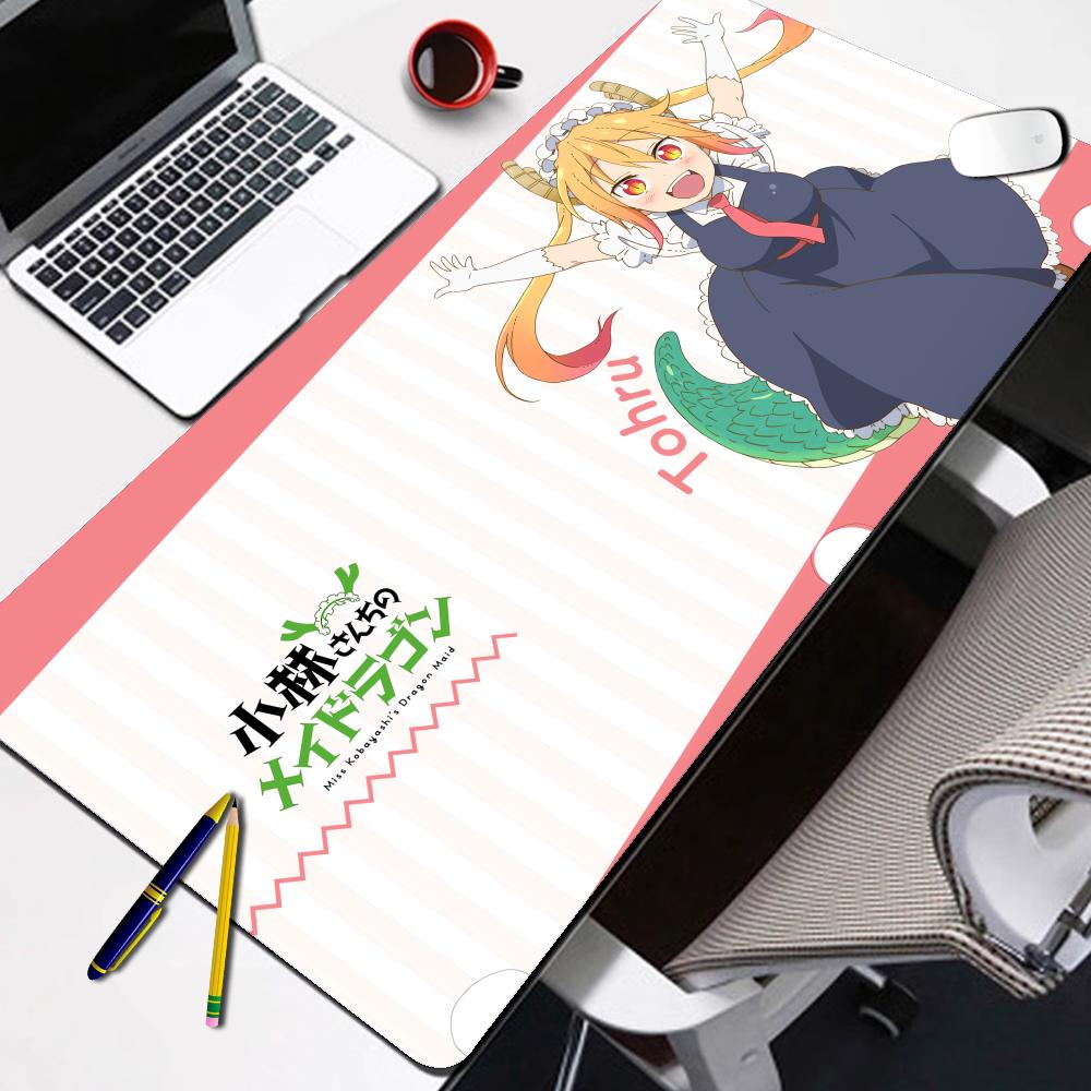 Miss Kobayashi Dragon Maid MousePad Large Computer Gaming HD Printing Accessories player Mat Carpet Antislip Laptop Soft