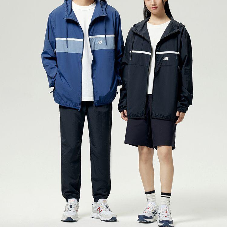 New Balance Jackets Men's Blue Hooded Moderate Other MJ31500-AGY