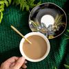 Vintage Luxury Bone China Coffee & Tea Cup Set - Elegant Ceramic Gift Pair