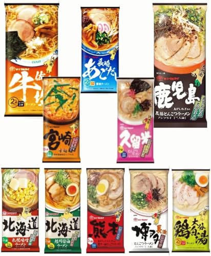 Aji no Marutai Local Series Stick Ramen Local Noodles 1 bag 2 servings x 10 bags 20 servings