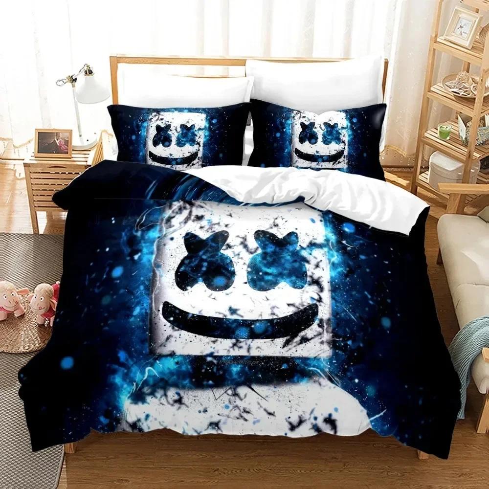 New Single-Sided Printed Series Dj Digital Printing Duvet Cover Bedding Set Comfortable Breathable Sheet Comforter Bed Set