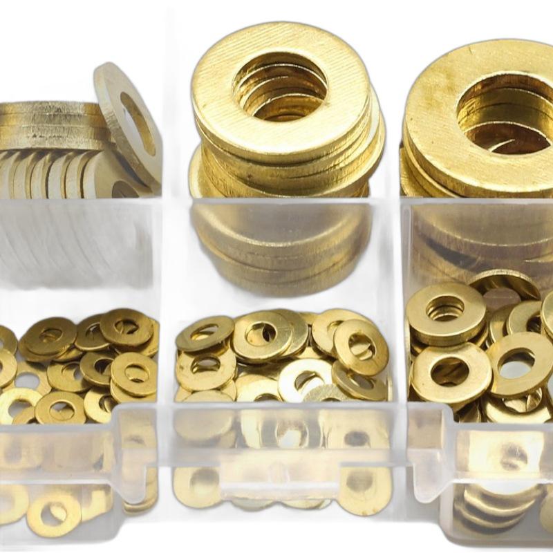 Brass and Copper Flat Gasket Set (210/315 PCS)