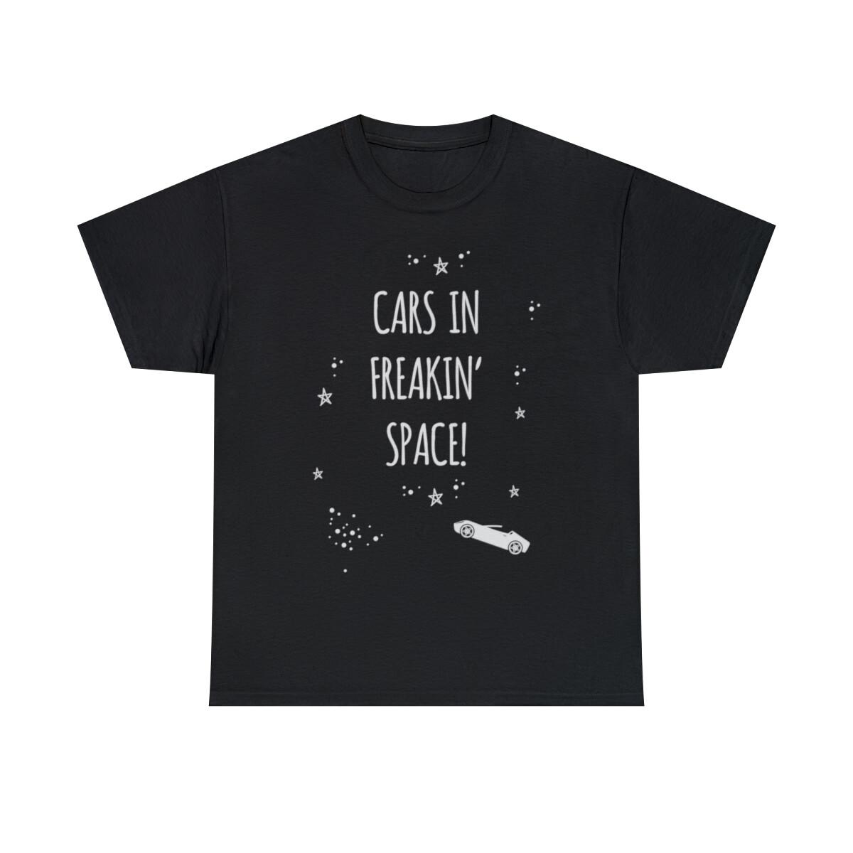 Cars In Freakin Space Graphic Tee Shirt, S-5XL XL