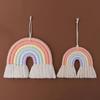 Weaving Ornaments Nordic Kid Rooms Wall Hanging Rainbow Shaped 2 Sizes To Choose