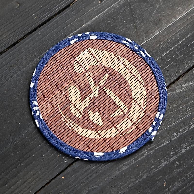 

Ткань Цин Хуа Бамбуковая Подставка Круглые Подставки Ручной Работы Утолщенные Теплоизоляционные Коврики Дом и Декор Кухонная Утварь