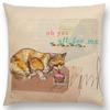 Floral Fantasy Fairy Tale Wonder World Cushion Cover Dreamscape Animals Deer Bird Fox Unicorn Owl Flowers Sofa Throw Pillow Case