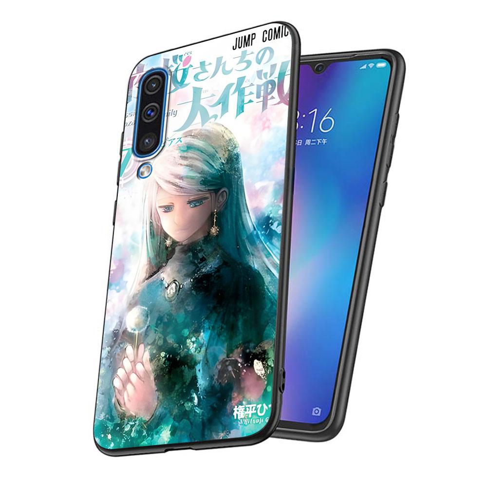 Mission Yozakura Family Case for Samsung Galaxy A03 A04s A20 A30 A20e A70 A70s A50 A40 A30s A50s A20s A10s TPU Black Phone Cover