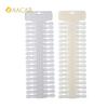 Removable Nail Art Display, Natural Clear Color Card, Teardrop Design, False Nail Tips Rack for Manicure Gel Polish Practice 36P