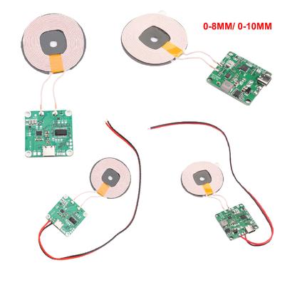 Typ-C Hochleistungs-Schnelllade-Modul DC 5V 9V 12V 20W Kabelloser Lade-Sender-Modul Ladeplatine 0-8mm 0-10mm