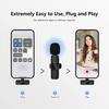 New Wireless Lavalier Microphone Portable Audio Video Recording Mini Microphone for iPhone Ios Live Gaming Phone